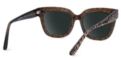 Yaniska Square Leopard Glasses