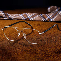 Calvin Aviator Gold Glasses