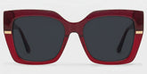 Mavis Square Red Glasses