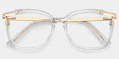 Sidibe Square Clear Glasses