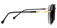 Joana Geometric Black Glasses