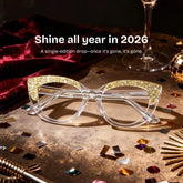 Elora Cat-eye Silver Glasses