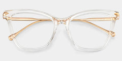 Hilary Butterfly Clear Glasses