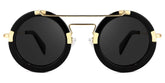 Martis Round Black Sunglasses