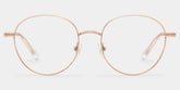 Celena Round Rose-Gold Glasses