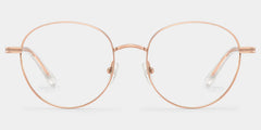 Celena Round Rose-Gold Glasses