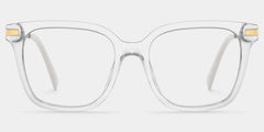 Jacqui Square Clear Glasses