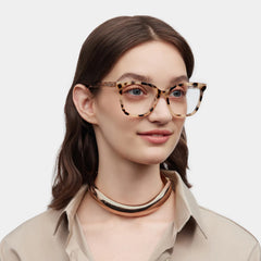 Sage Rectangle Tortoise Glasses