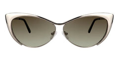 Ellen Cateye Silver Sunglasses