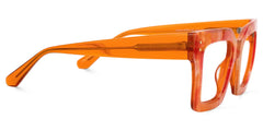 Agaton Square Orange Glasses
