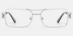Eric Aviator Silver Glasses