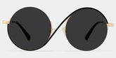 Flozif Round Black Glasses