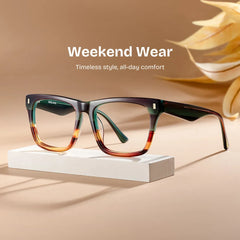 Brookins Rectangle Multicolor Glasses