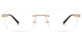 Savitrie Rectangle Tortoise Glasses