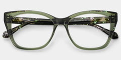 Maple Green Butterfly Glasses