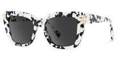 Cardozo Square Cow Print Glasses