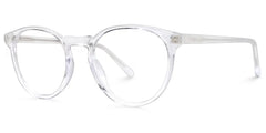 Kasey Round Clear Glasses