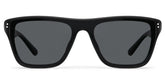 Paloma Aviator Black Polarized Sunglasses