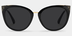 Dalton Cat Eye Black Sunglasses