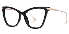 Hilary Butterfly Black Glasses