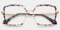 Cordaro Square Pink-Floral Glasses