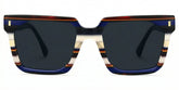Laguer Rectangle Blue Glasses