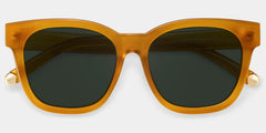 Azul Square Beige Polarized Sunglasses