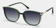 Rodz Square Dark-Green Sunglasses