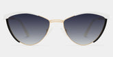 Sydney Cat Eye White Sunglasses