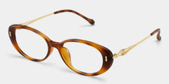 Blaire Oval Tortoise Glasses