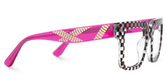 Thomason Rectangle Black Clear Glasses