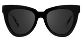 Yaser Cateye Black Sunglasses