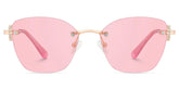 Jaxon Rectangle Rose Gold Glasses