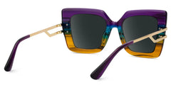 Poutine Square Multicolor Sunglasses