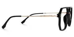 Lizbeth Aviator Black Glasses