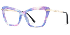 Juliet Cateye Purple Glasses