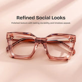 Lobo Square Beige Glasses
