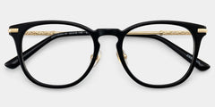 Laura Square Black Glasses