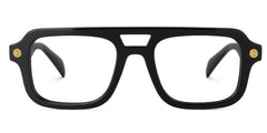 Ismail Aviator Black Glasses