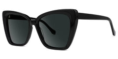 Shanell Butterfly Black Glasses