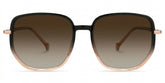 Joana Geometric Black Beige Glasses