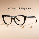 Charlotte Black Cat eye Glasses
