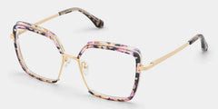 Cordaro Square Pink-Floral Glasses