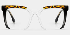 Misty Square Black Glasses