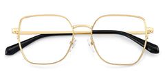 Fife Geometric Gold Glasses
