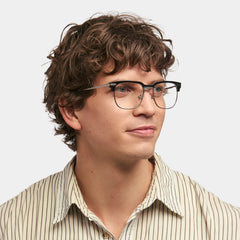 Boyde Browline Black Glasses