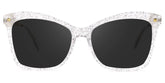 Isaebella Butterfly White Sunglasses