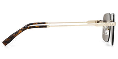 Rey Rectangle Gold Sunglasses