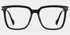 Zeyna Square Black Glasses