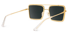 Diva Square Gold Glasses
